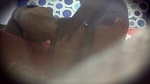 i spy on cute latina's big ass moanin with lover