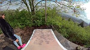 Perfect Teen 18+ Lili Charmelle Sucks And Fucks Outdoor