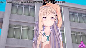 Saki Ayase Fucks Stranger Outside School with Teen 18+ Tits