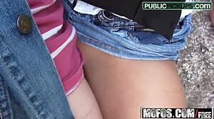 Suzy Fox sells her pussy in wild Hungarian public pickup. Check this homemade tape!