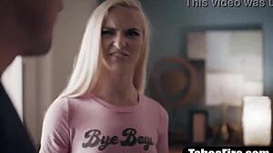 Teen stepdaughter double penetrated by stepfather and teacher in rough session