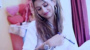 Wow, 18-year-old Indian amateur nails college teacher sex! Stepbrother joins for deepthroat and muff diving action.