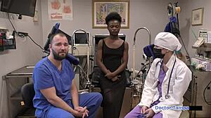 Dr Tampa, check out my neighbor Rina Arem's first gyno exam