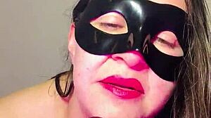 mexican stepmother in usa feels unfaithful as latina, masturbating and recording for stepson's friends on sheer xred