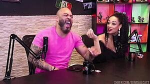 latina teen swingers go crazy with toys in sensual casting part 1 on sheer red