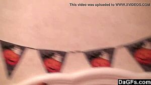 dagfs sexy caribbean pirate girl strips for the cam