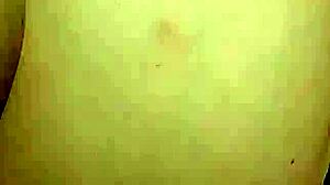 Milf wife enjoys homemade doggy cum in mouth