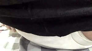 Asian babe masturbates after work, moaning with tight pussy.