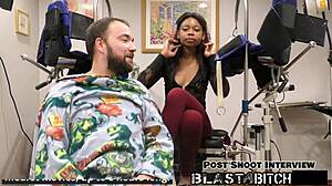 minnie rose's face blasted with cum after pussy fucking 😈