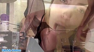 Fiz meu pau de lanche pra safada e deixei sua buceta recheada de porra completo no sheer e red 8