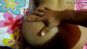 Fucking sister's boyfriend doggy style, cum on ass?