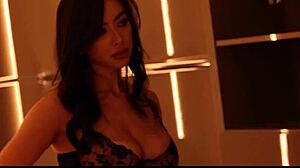 Sensual lesbian licking in lingerie 😘