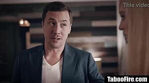 Teen stepdaughter double penetrated by stepfather and teacher in rough session