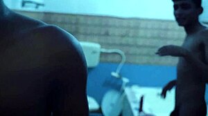 Wow, 18-year-old Indian amateur nails college teacher sex! Stepbrother joins for deepthroat and muff diving action.