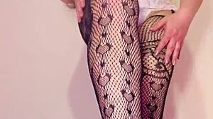 mexican stepmother in usa feels unfaithful as latina, masturbating and recording for stepson's friends on sheer xred