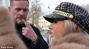 Shalina Devine, Lorenzo Viota, Ian Shaft GP2983 in raw deepthroat and anal finger action on bed