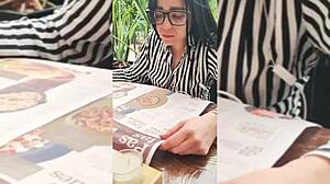 I meet estefani at the mall and we get intimate with rimjob and doggystyle 😏