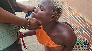 Naughtiest Slutty Queen Feels Intense Pleasure from Rough Doggy and Cum on Face