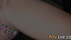 Blonde Babe Gives Pov Blowjob And Handjob Until Cumshot