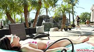 Look at this petite latina teen 18+ getting fucked by an old man! Monster cock in shaved pussy.