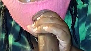 She gags and spits while sucking my dick bareback