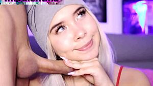 Blonde bombshell Valentina craving daily orgy with cum all over