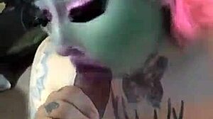 Latina enjoys sucking dick deepthroat