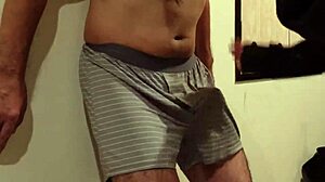 Femdom Uses My Cock and Balls as Sandbag, Beating Me Relentlessly