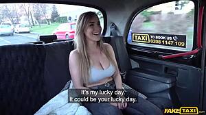 Josephine Jackson Flashes Huge Tits In Fake Taxi Driving Cabbie Wild