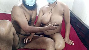 Indian Mature Girl with Boyfriend Shows Big Natural Tits