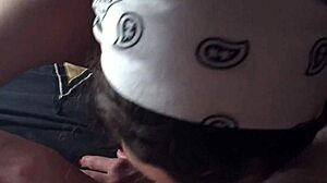 Young pawg sucks cock doggystyle cum on ass