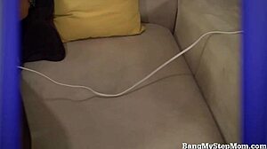 Voluptuous Milf Hides Secret Affair with Step-Son Behind Closed Doors