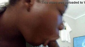 Cumshot on the tongue