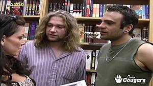 cougar victoria valentino intensely drains a dick with cumshot