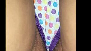 Masturbation turns into wet pussy pounding with a creamy finish