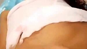 Beautiful Latina masturbates solo, inviting you to join and fuck her pussy