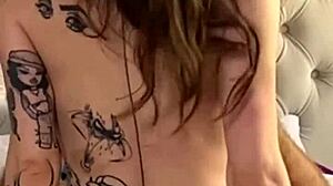 Beautiful Tattoo Model's Anal Sex Behind Scenes