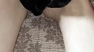 Gretala rubs her thong on bare feet, teasing with ebony ass and sexy amateurs