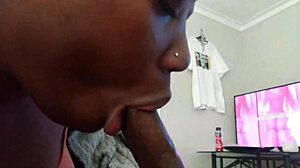 Creampie throat with oral swallow