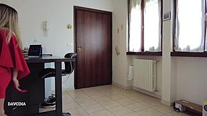 Beautiful Teen Returns From Disco, Gets Mouth Fucked With Big Cock, Begs For Facial Cumshot.