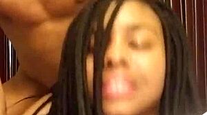 ebony babe gets slammed rough and hard in hotel room