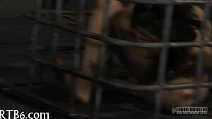 Tossed up angel faces punishment in the garage, a contrasting twist of fate