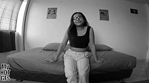 After chatting for over 24 months, Pía finally agrees to shoot her porn casting. She’s cute and ready to ride.