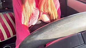 Italian Big Tits Milf Artemisia Love Drives Showing Boobs Outdoors