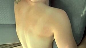 Skinny Young 18+ Hooker Fucked Behind Truck, Kneels for Load in Mouth.