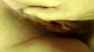 Wife's big ass and hairy pussy before intense anal sex