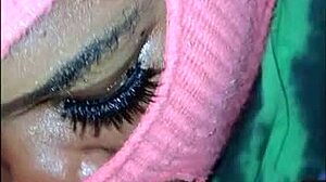 She gags and spits while sucking my dick bareback