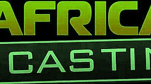 Natural black bikini model gives blowjob and gets rough tight fuck in casting.