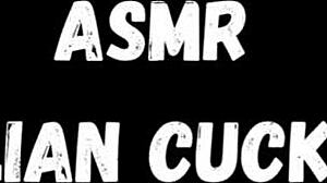 Brazilian couple engages in cuckold sex with wet ass and orgasm in ASMR style