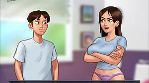 Summertime Saga 96 With Big Tits And Ass In Erotic Game